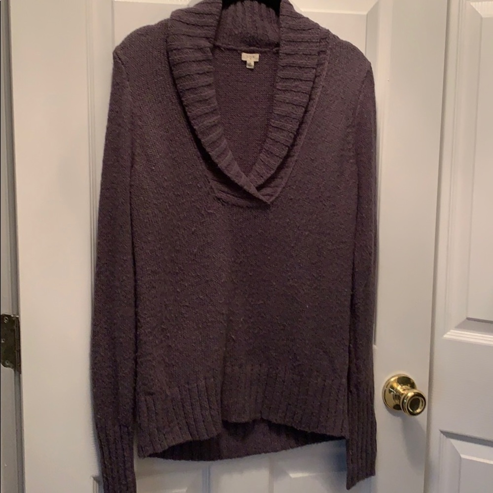 J. Crew mohair blend cowl neck sweater, sz S